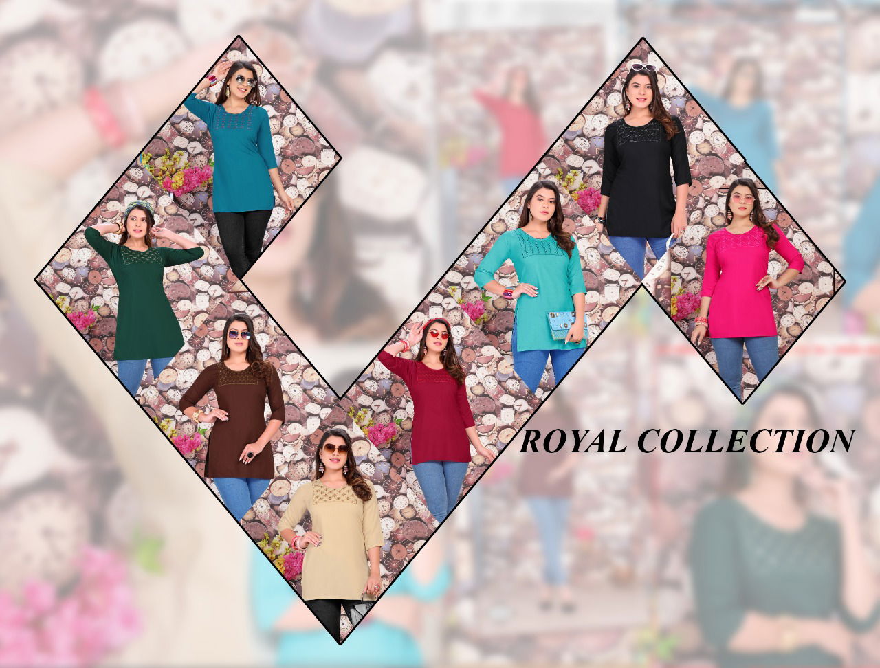 Katty Fancy Wear Casual Wear Rayon Ladies Top Collection

